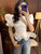 Tossy White Lace Lace-Up Shirts Top Women Short Sleeve Fashion Patchwork Slim Skinny Elegant Top Female Bandage Casual Blouse