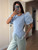 Tossy White Lace Lace-Up Shirts Top Women Short Sleeve Fashion Patchwork Slim Skinny Elegant Top Female Bandage Casual Blouse