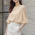ZANZEA Women Elegant OL Blouse Office Lady Shirts 2025 Fashion Summer Tunic Tops 3/4 Sleeve Casual Solid Color Chiffon Blusas