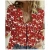 2024 New Spring Autumn Ladies Blouses Casual Comfortable Christmas Print Patterns Women's Long Sleeve Shirt Christmas Party Tops