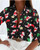 2024 New Spring Autumn Ladies Blouses Casual Comfortable Christmas Print Patterns Women's Long Sleeve Shirt Christmas Party Tops