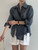 [LANMREM] Elegant Shirt For Women Lapel Long Sleeve Irregular Single Breasted Design Solid Color Female Shirts 2025 New 26A1626