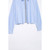 DUOPERI Women Fashion With Diamonds Blue Blouse Lapel Neck Long Sleeves Casual Female Chic Lady Shirts