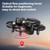 D26 4K Mini Drone,Full Prop Guard,180°Electric Lens, Dual Cam,WiFi FPV,One Key Return,Birthday Holiday Present, Gift Toy, RC