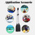 1 Pair of Detachable Boat Oars Lightweight Thicken Aluminum Alloy Boat Paddleboard for Kayaking Boating Canoeing Surfing