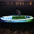 FIRSTOP Custom Inflatable LED SUP Stand-Up Paddleboard with Glow Light Kit Wheels Pump and Repair Kit for Ocean Waters