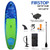 FIRSTOP Custom Inflatable LED SUP Stand-Up Paddleboard with Glow Light Kit Wheels Pump and Repair Kit for Ocean Waters