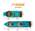 Kajak Luya canoe kayak splicing canoe plastic drifting boat portable double Kajak fishing boat   canoe caiaque barco inflavel