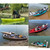 LLDPE Modular Kayak With Engine Fishing Boat Canoe With Seat And Paddle Rotomolded Raft Portable For Drift Outdoor Fishing