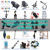 LLDPE Modular Kayak With Engine Fishing Boat Canoe With Seat And Paddle Rotomolded Raft Portable For Drift Outdoor Fishing