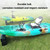 Modular Kayak Electric Pedal Driven HDPE Fishing Boat Portable Take Apart Canoe Motorized Lightweight Durable Accessories Gear