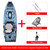 Modular Kayak Electric Pedal Driven HDPE Fishing Boat Portable Take Apart Canoe Motorized Lightweight Durable Accessories Gear
