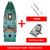 Modular Kayak Electric Pedal Driven HDPE Fishing Boat Portable Take Apart Canoe Motorized Lightweight Durable Accessories Gear