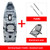 Modular Kayak Electric Pedal Driven HDPE Fishing Boat Portable Take Apart Canoe Motorized Lightweight Durable Accessories Gear