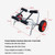 Modular Kayak Electric Pedal Driven HDPE Fishing Boat Portable Take Apart Canoe Motorized Lightweight Durable Accessories Gear