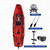 Modular Kayak LLDPE Fishing Boat Motorized Canoe Seat Paddle Rotomolded Portable Take Apart Raft Angling Drift Engine Water Gear