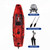 Modular Kayak LLDPE Fishing Boat Motorized Canoe Seat Paddle Rotomolded Portable Take Apart Raft Angling Drift Engine Water Gear