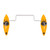 Kayak Stabilizer System Set with Arms Rod Standing Float for Outdoor Fishing Canoe Kayaks Boat Accessory Float Stabilizer