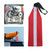 Kayak Safety Flag Oxford Cloth Outdoor Sign Flags Highly Visible Light with Reflective Strip Lanyard Canoe Boat Accessories
