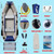 Solar Marine 5 Person 3 M Inflatable Boat PVC Rowing Kayak Free Accessories
