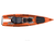 Yak Outdoors 13ft Fish Skiff Dual Propeller Pedal Drive Kayak 4m Sea Kayak for River Usage PE Plastic Hull 2 Person for Surfing