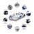 B230-3 3 Person 2.3 M PVC air Mat Floor Fishing Boat Inflatable Kayak With 28 Lbs Thrust Trolling Motor and Support Bracket