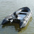 Havospark HW-R01 1 Person Inflatable Kayak Fishing Boat with LDPE/HDPE Hull Black Color Drifting Ready