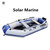 2.7m Wood Floor PVC Inflatable Fishing Kayak 0.9 mm Thick Leisure Rowing Rubber Pontoon Boat Solar Kayak