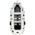 -4 Person PVC Inflatable Fishing Boat Kayak Slat Wooden Deck Recreational Floating Pontoon Factory Direct with Paddle