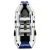 -4 Person PVC Inflatable Fishing Boat Kayak Slat Wooden Deck Recreational Floating Pontoon Factory Direct with Paddle