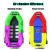 1.75-3.3m PVC Inflatable Kayak Fishing Boat with Slats Bottom for 1~6 Persons Canoeing Outdoor Water Sports Vacation Accessory
