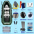 SOLAR MARINE 2.7M PVC Inflatable Fishing Boat Surfing Kayak and Racing Boats 4People Adult Outdoor Watersport Accessories