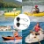 2PCS Air Valve Inflatable Boat Spiral Air Plugs Inflation Replacement Screw Quicker Deflation For Inflatable Boats Kayak Airbed