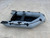 Solarmarine 2-Person Rowboat 0.7 mm PVC Inflatable Speed Dinghy Kayak Canoe Lightweight Assault Fishing Boat for Drifting No