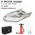 AQUA MARINA 250*129 cm Inflatable Canoe Kayak Boat for Drifting 3-Person Capacity 3 KW Motor Rubber Construction Fishing Boating