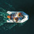 AQUA MARINA 250*129 cm Inflatable Canoe Kayak Boat for Drifting 3-Person Capacity 3 KW Motor Rubber Construction Fishing Boating