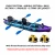 2025 Portable LLDPE Kayak With Split Hard Shell Electric Pedal-Driven Canoe For Solo Tandem Lake Sea Adventures Modular Assembly