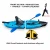 2025 Portable LLDPE Kayak With Split Hard Shell Electric Pedal-Driven Canoe For Solo Tandem Lake Sea Adventures Modular Assembly