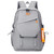 Schoolbag Solid Color Korean Style Student Backpack Men's Large Capacity Versatile Casual Backpack Wholesale 8822