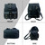 Black Vintage Genuine Leather Backpack for Men & Women Handmade Brown Travel Rucksack with Multi Pockets