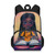 Cute Design Two Pocket African Black Arts Print Large Capacity Kids Backpacks Bag Unisex School Backpack for Children Boys Girls