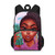 Cute Design Two Pocket African Black Arts Print Large Capacity Kids Backpacks Bag Unisex School Backpack for Children Boys Girls