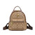 Women's Luxury Retro Casual PU Zipper Portable Polyester Lining High-end Fashion Travel College Style Backpack.661