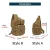 Tactical Assault Pack Sling Backpack Waterproof EDC Rucksack Bag for Outdoor Hiking Camping Hunting Trekking Travelling