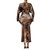 V-neck Pleated Bodycon Dress Women Sexy Slim Fit Long Sleeve Long Party Dresses for Women Wrap Guangzhou Female Dress