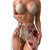 Bathing Suits Summer Beach Wear 3 Pieces Bra Women Dresses Halter Sexy Bikini Swimwear for Women 2022 Solid Color Bikinis Adults