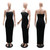 Elegant Dress Women For Wedding Party Dresses Sexy Split Evening Dress Rhinestone Cocktail Birthday Holiday Prom Dresses XSY031
