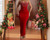 Elegant Dress Women For Wedding Party Dresses Sexy Split Evening Dress Rhinestone Cocktail Birthday Holiday Prom Dresses XSY031
