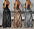 2025 Summer Women Elegant Party Dress Flash Spaghetti Strap Club Long Dress Sexy Sequins Cocktail Prom Evening Dresses HXY241