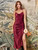 MisShow Satin Cowl Neck Women Beach Midi Dresses for Summer Sexy High Slit Sheath Evening Party Dresses for Christmas New Year